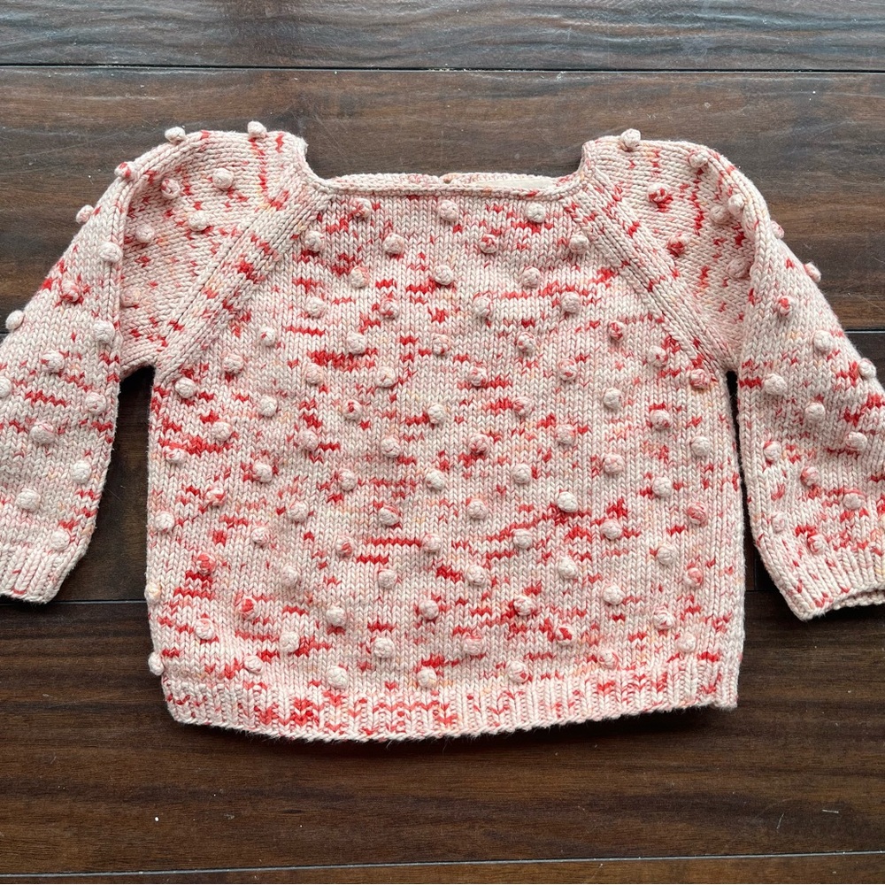 Misha and Puff popcorn sweater